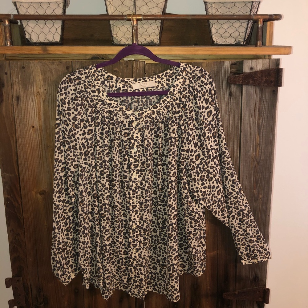 Leopard blouse
